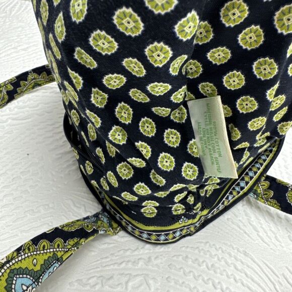 Vera Bradley Cambridge Green Blue,black Shoulder Handbag Medium - Picture 6 of 15
